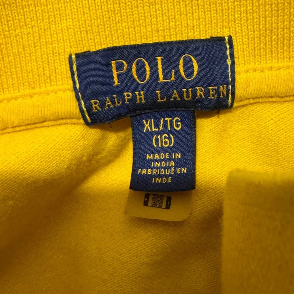 Polo ralph Lauren short sleeve yellow Dress with Logo size xl